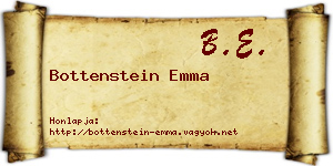 Bottenstein Emma névjegykártya